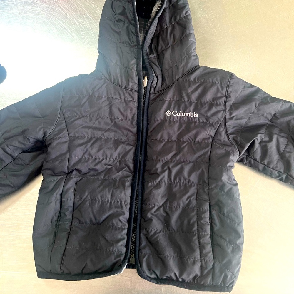 Columbia toddler size 2T reversible puffer jacket